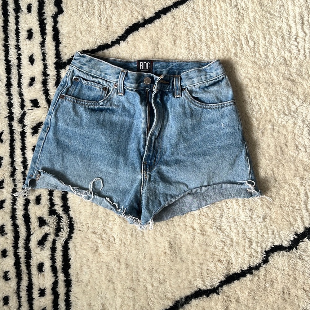 Urban outfitters high rise girlfriend denim short